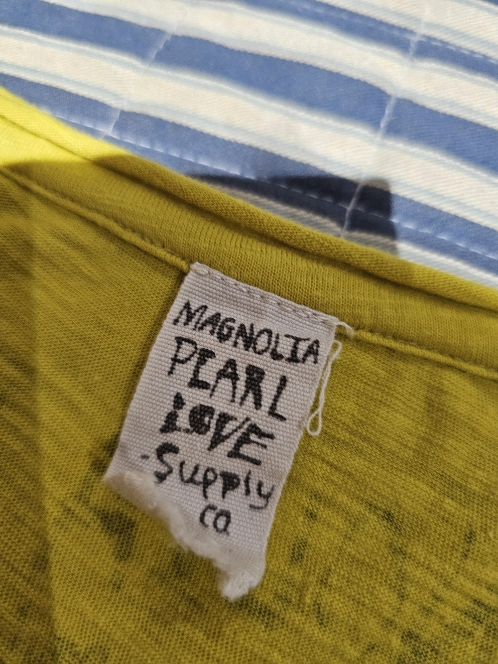 Magnolia Pearl Sunny Yellow Short Sleeve Tee - Picture 3 of 5
